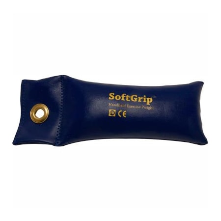 Fabrication Enterprises CanDo SoftGrip Hand Weight, 2.5 lb., Blue 10-0354-1